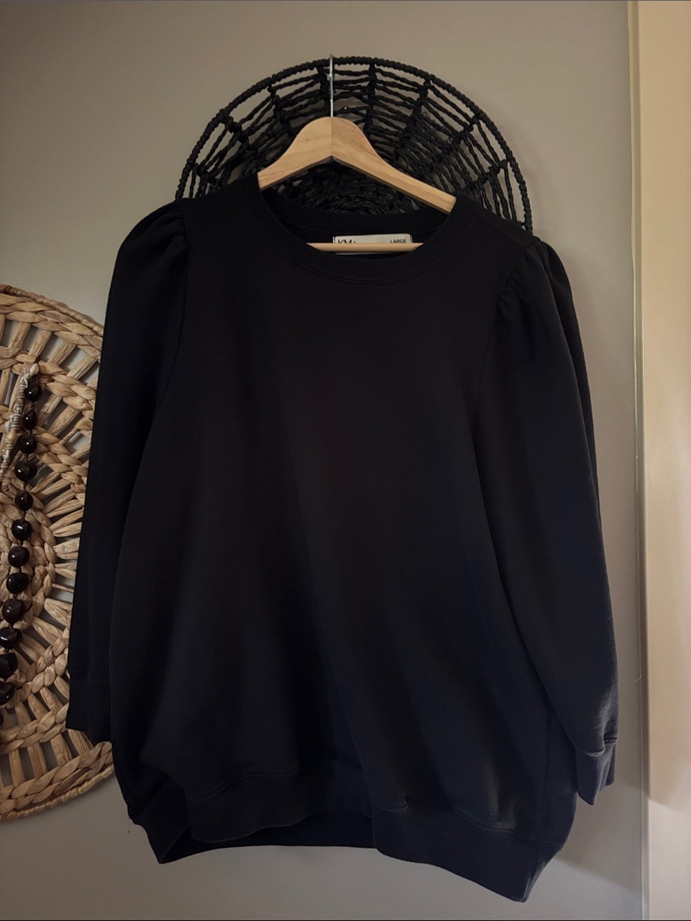 KMJ - Kate McHale Jensen - Cooper Puff-Sleeve Sweatshirt Top